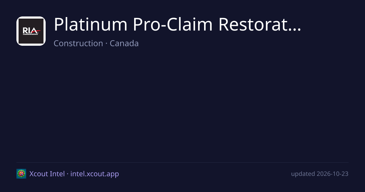 Platinum Pro-Claim Restoration — share card preview