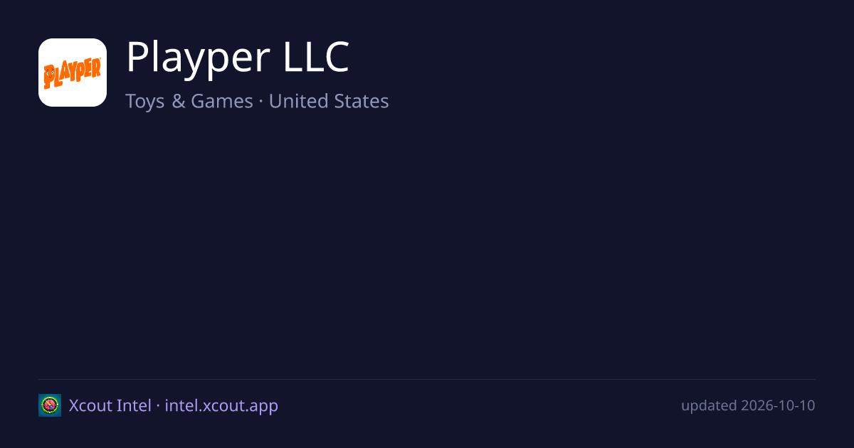 Playper LLC — share card preview
