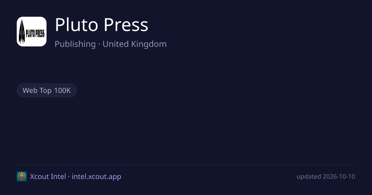 Pluto Press — share card preview