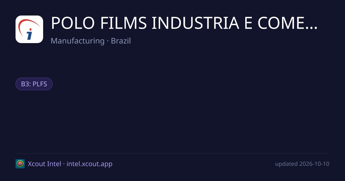 POLO FILMS INDUSTRIA E COMERCIO SA — share card preview