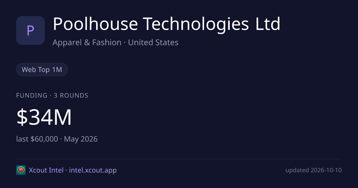 Poolhouse Technologies Ltd — share card preview