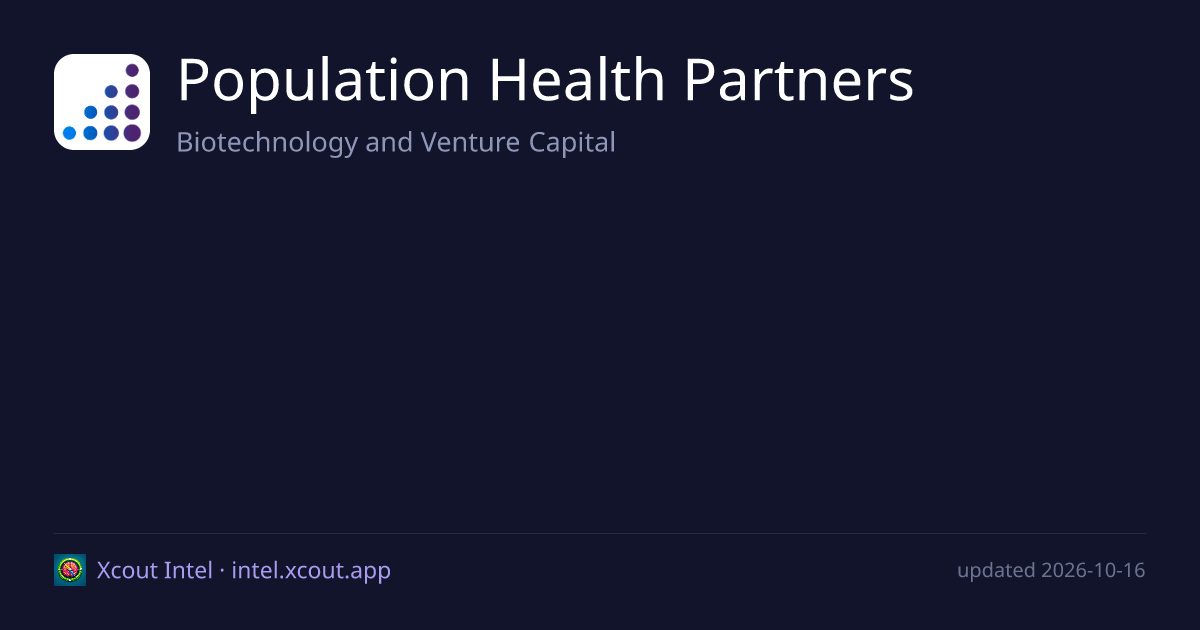 Population Health Partners — share card preview