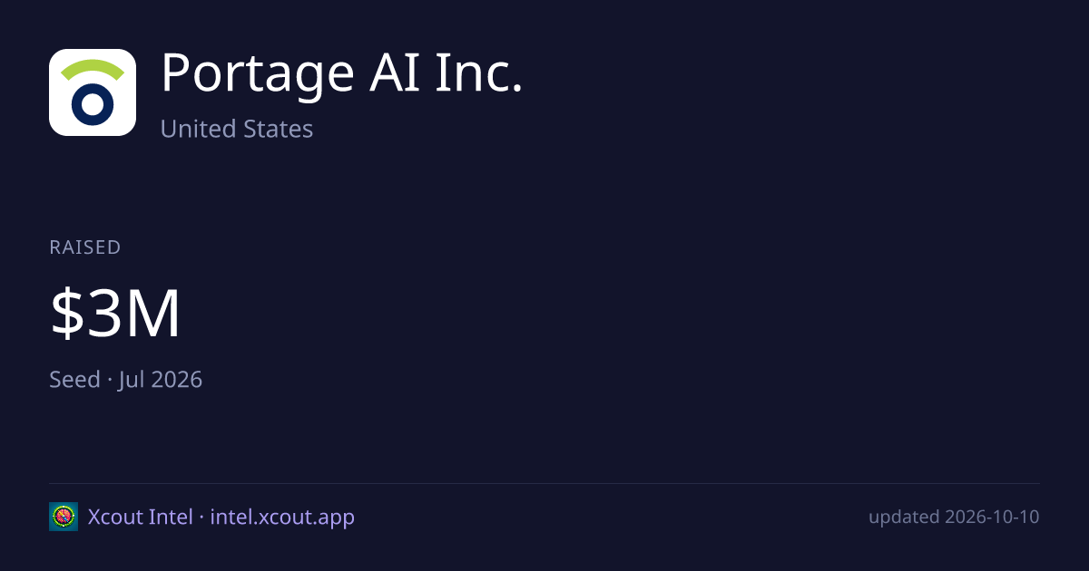 Portage AI Inc. — share card preview