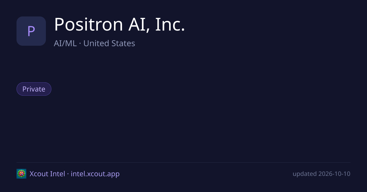 Positron AI, Inc. — share card preview