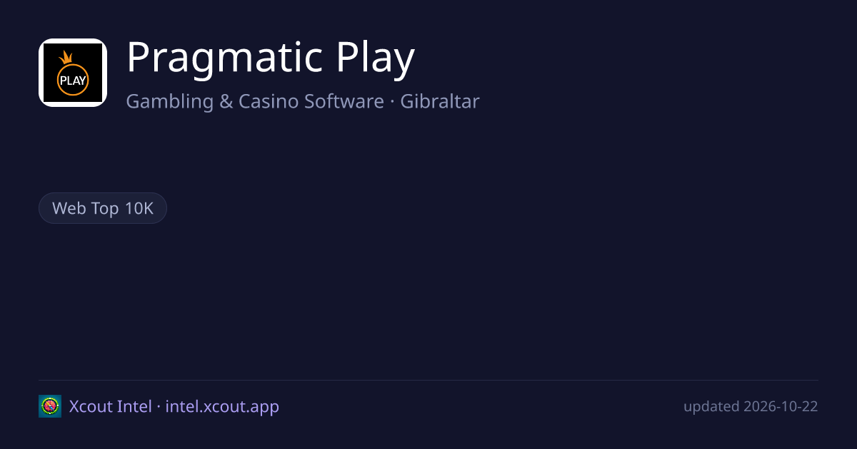 Pragmatic Play — share card preview