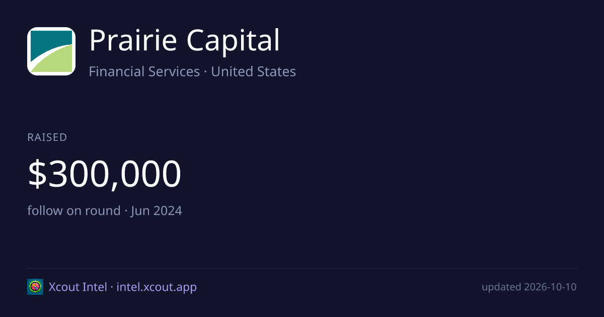 Prairie Capital — share card preview