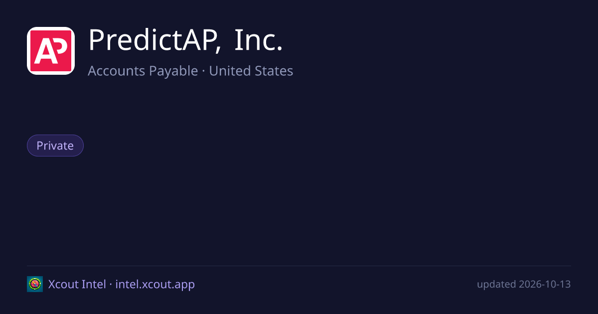PredictAP, Inc. — share card preview