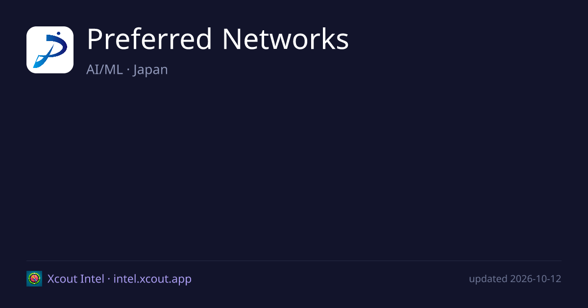 Preferred Networks — share card preview