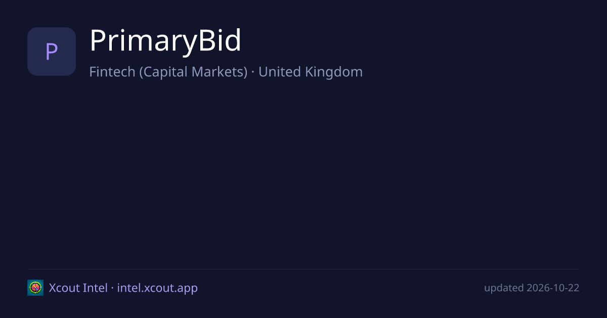 PrimaryBid — share card preview