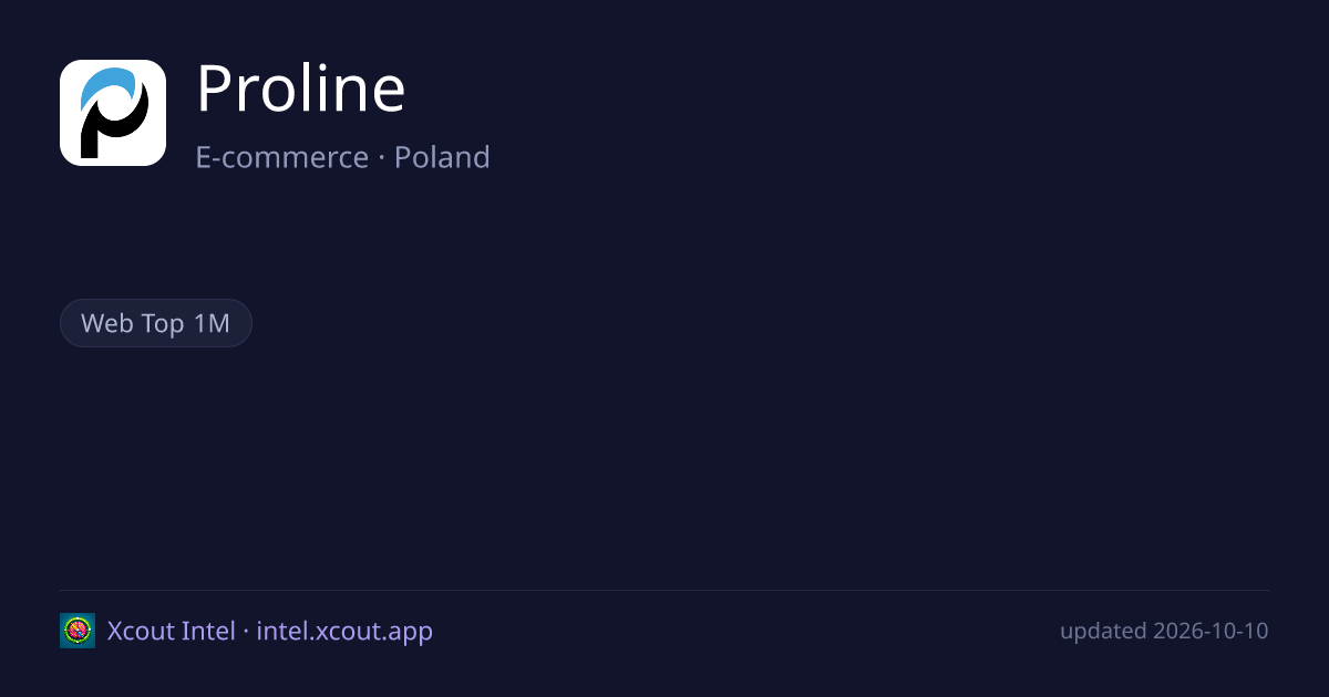 Proline — share card preview