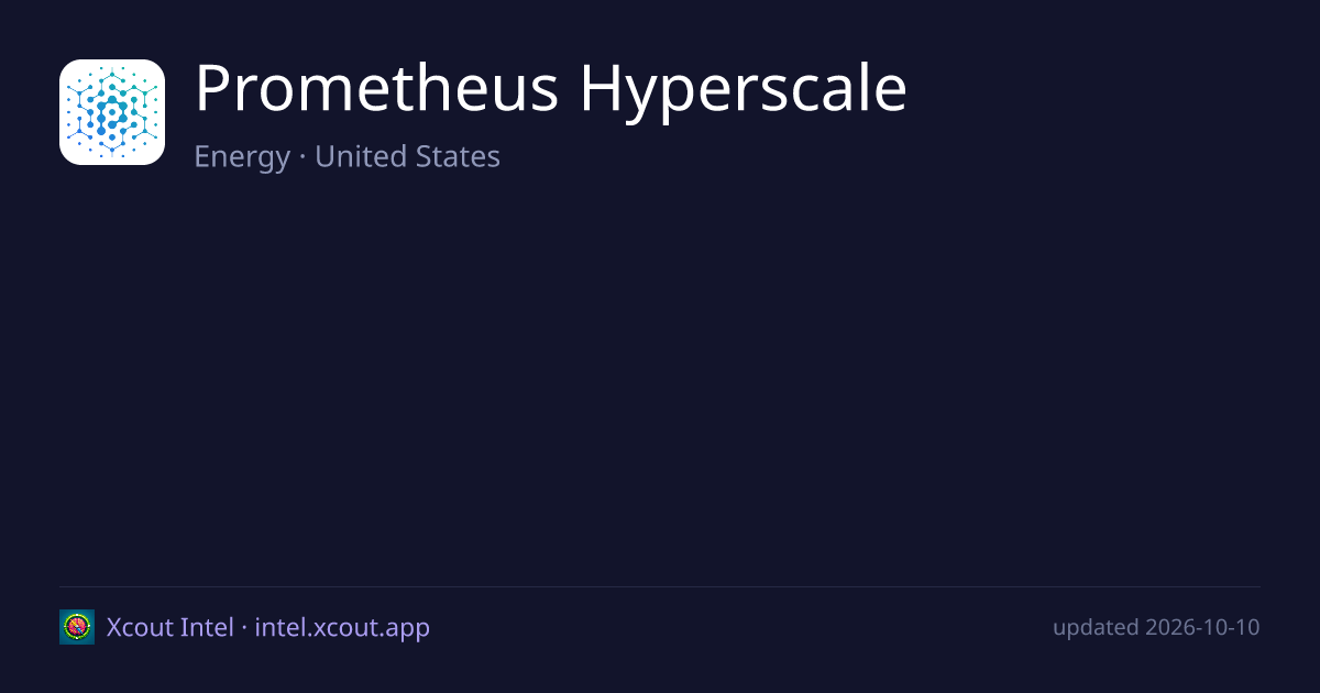 Prometheus Hyperscale — share card preview
