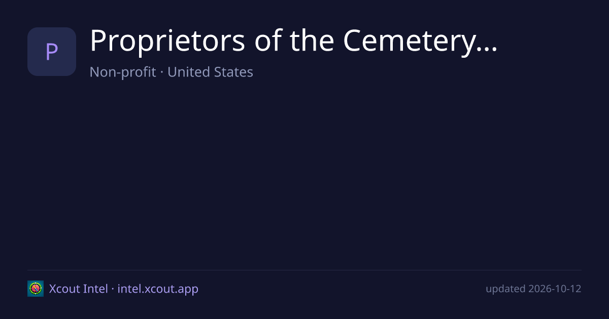 Proprietors of the Cemetery of Mount Auburn — share card preview
