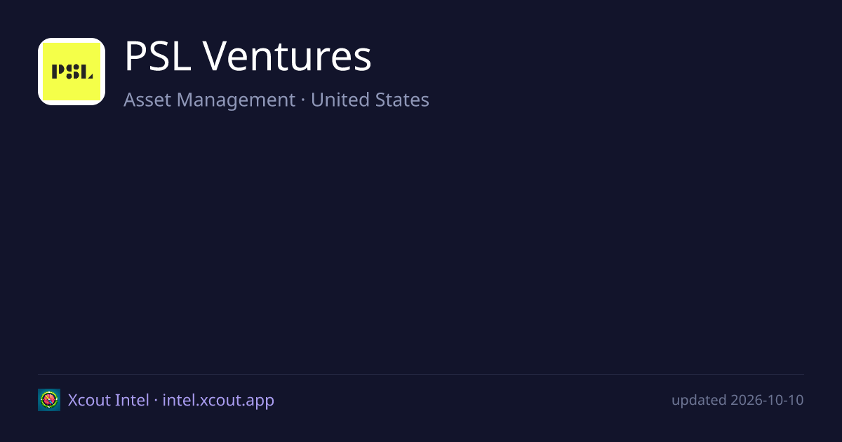PSL Ventures — share card preview