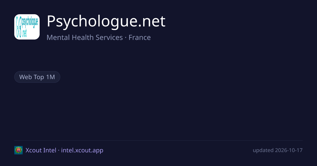 Psychologue.net — share card preview