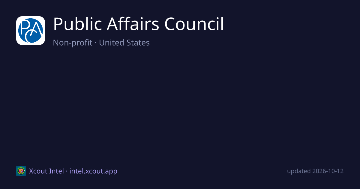 Public Affairs Council — share card preview