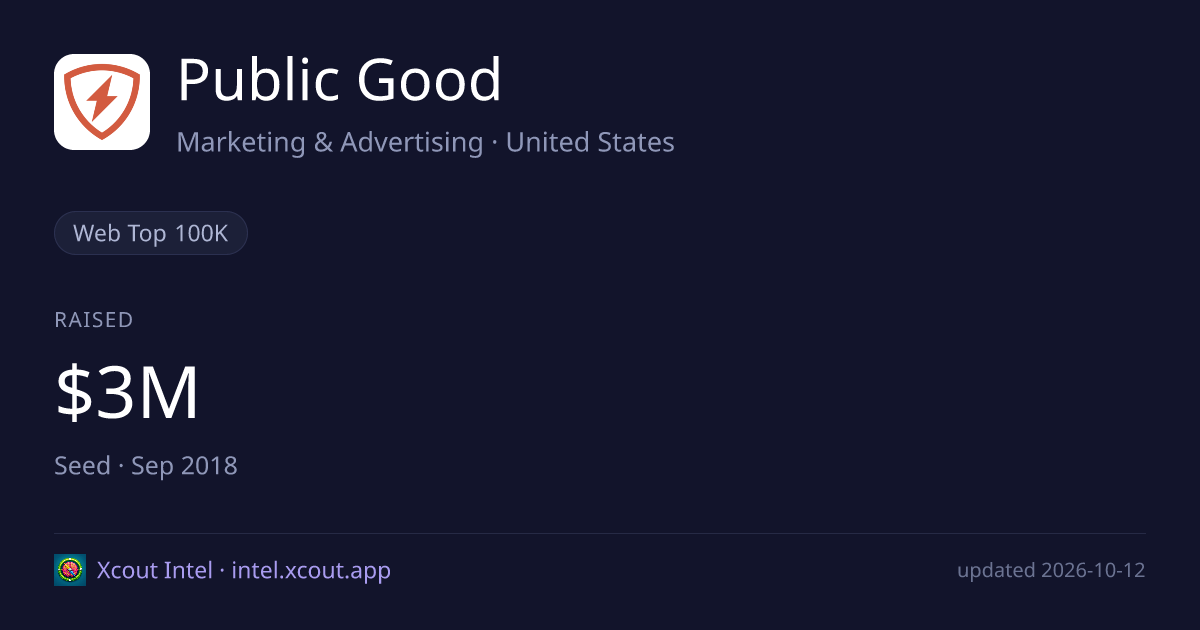 Public Good — share card preview