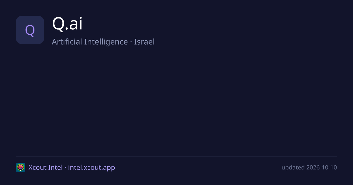 Q.ai — share card preview
