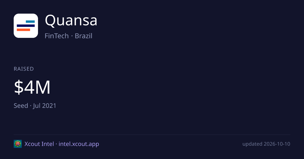 Quansa — share card preview