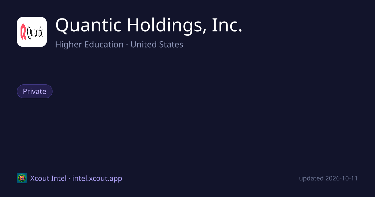Quantic Holdings, Inc. — share card preview