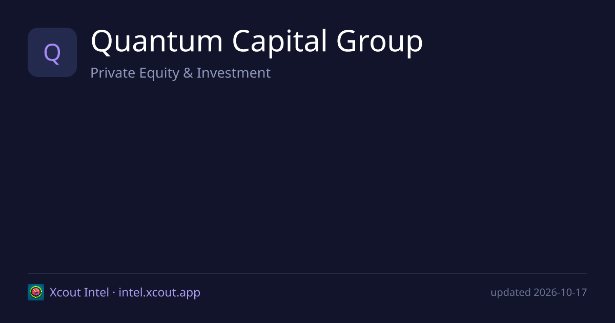 Quantum Capital Group — share card preview