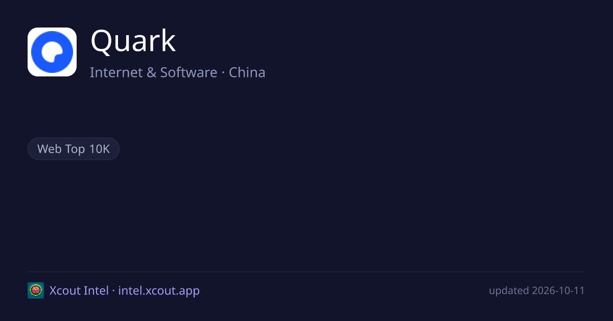 Quark — share card preview
