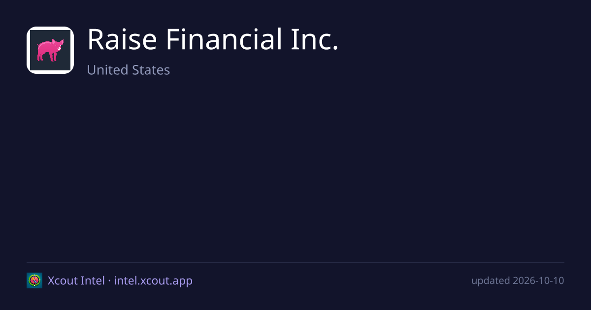 Raise Financial Inc. — share card preview