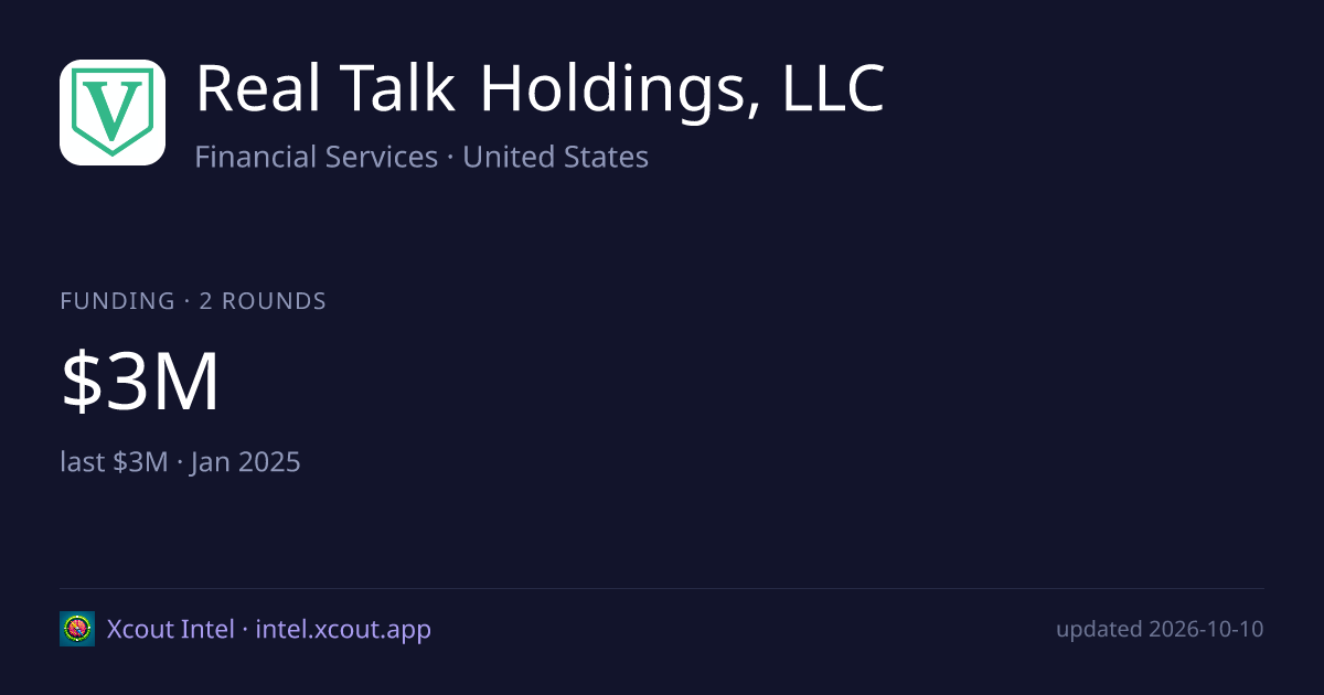 Real Talk Holdings, LLC — share card preview