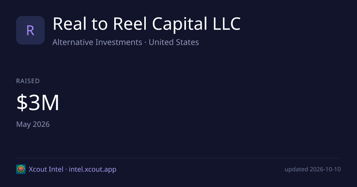 Real to Reel Capital LLC — share card preview