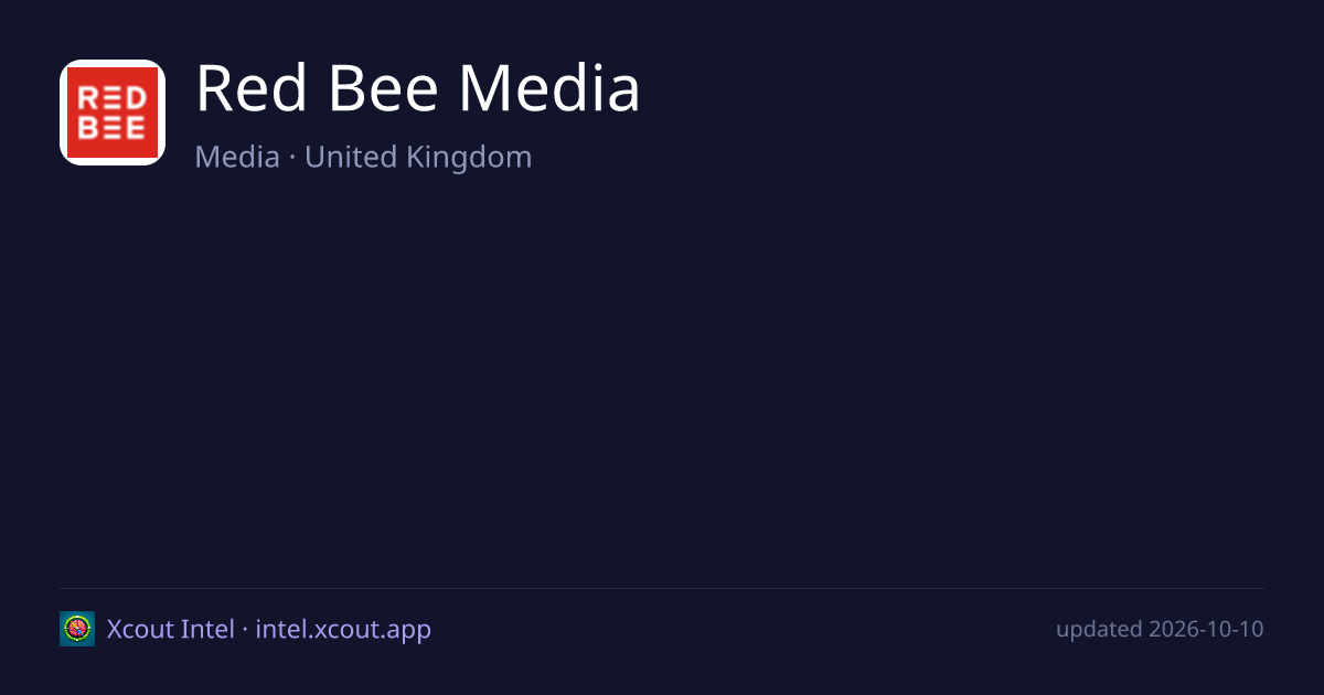 Red Bee Media — share card preview