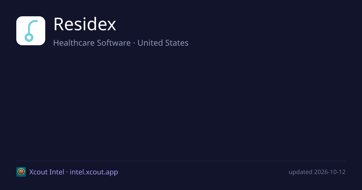 Residex — share card preview