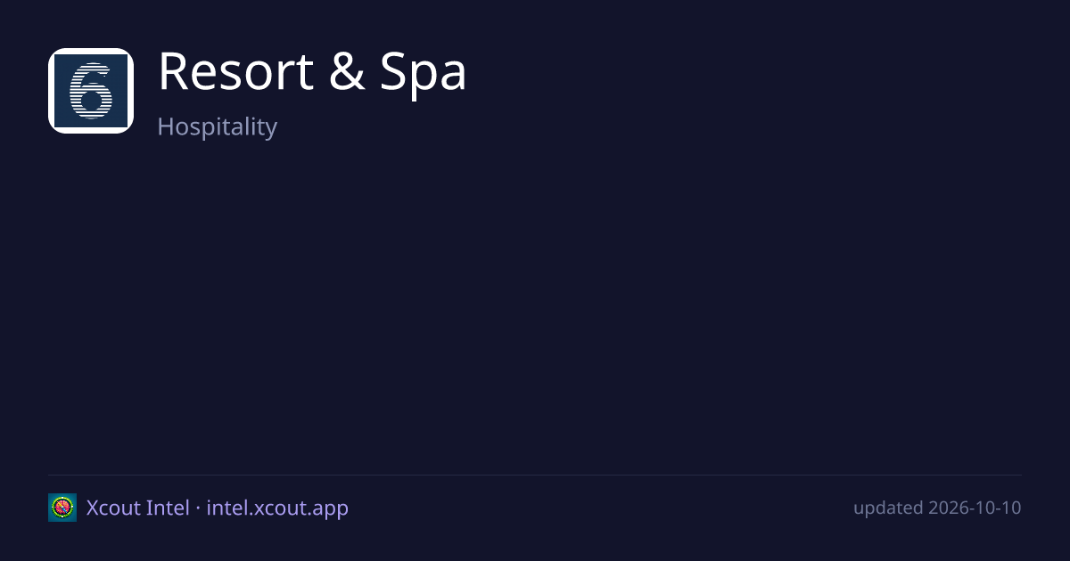 Resort & Spa — share card preview