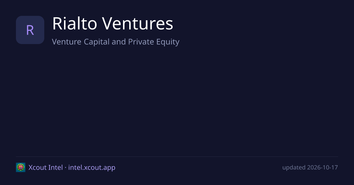 Rialto Ventures — share card preview