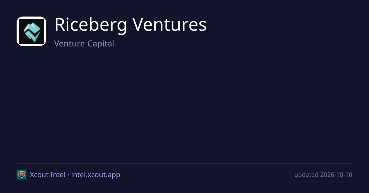 Riceberg Ventures — share card preview