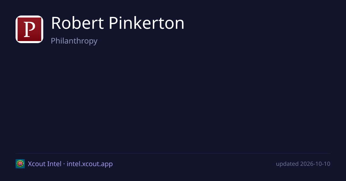Robert Pinkerton — share card preview