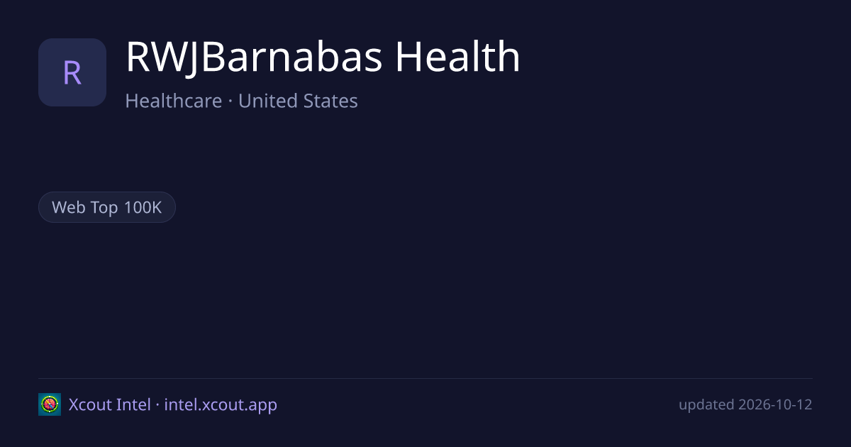 RWJBarnabas Health — share card preview