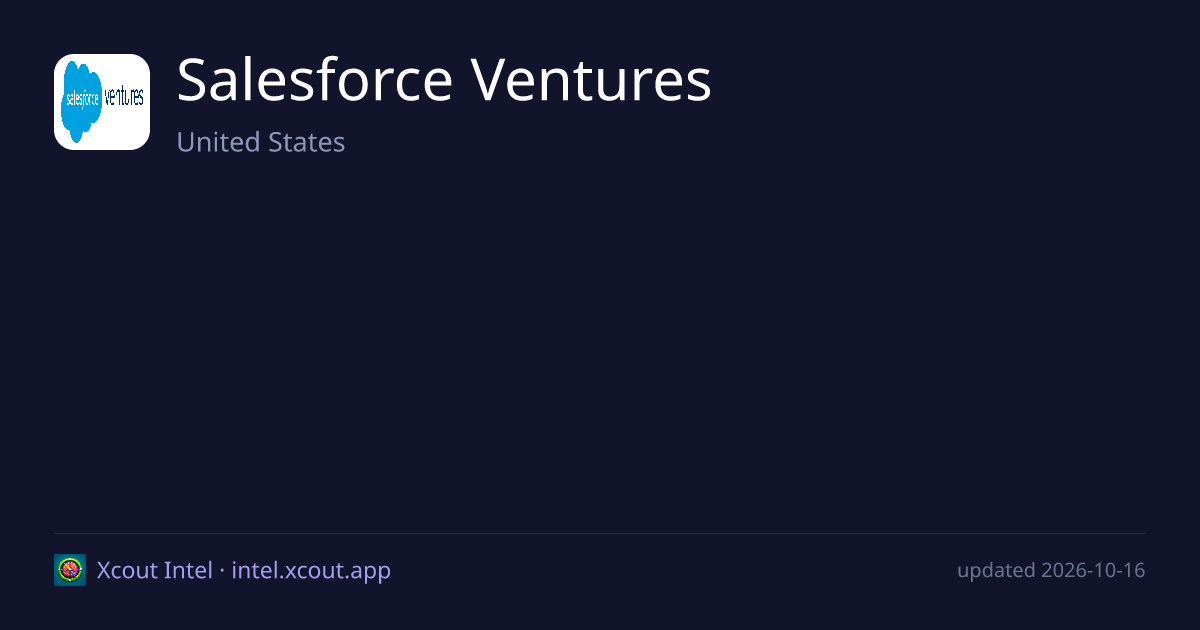 Salesforce Ventures — share card preview