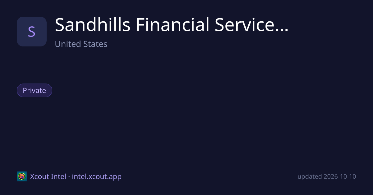Sandhills Financial Services, LLC — share card preview