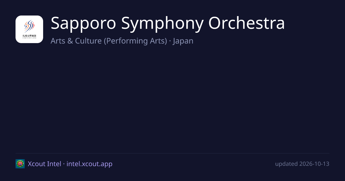 Sapporo Symphony Orchestra — share card preview