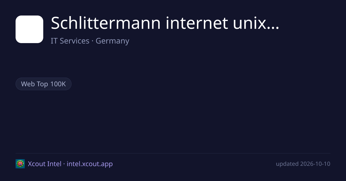 Schlittermann internet unix support — share card preview