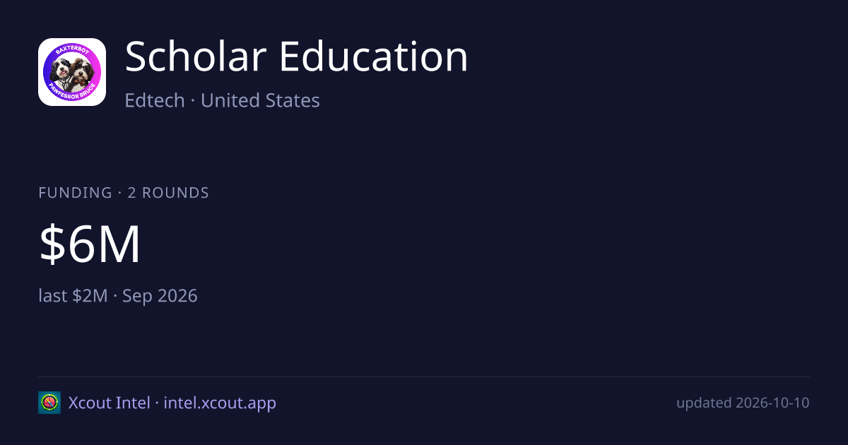 Scholar Education — share card preview