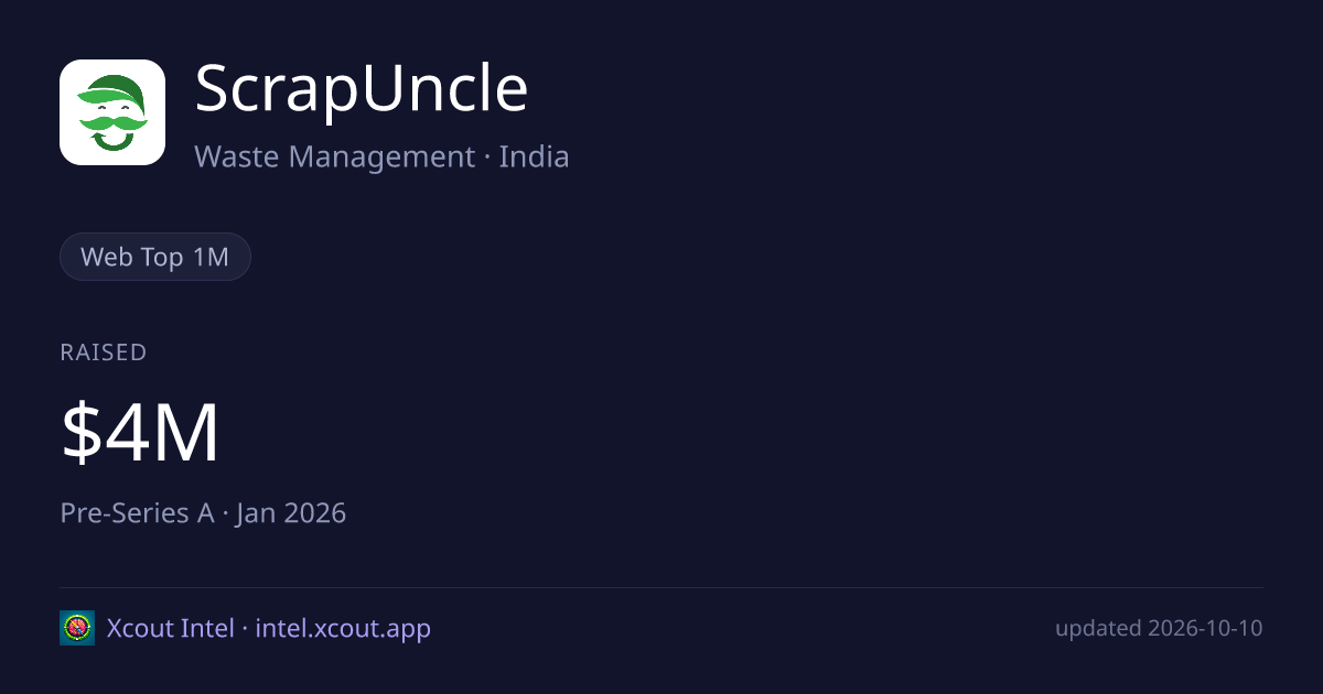 ScrapUncle — share card preview