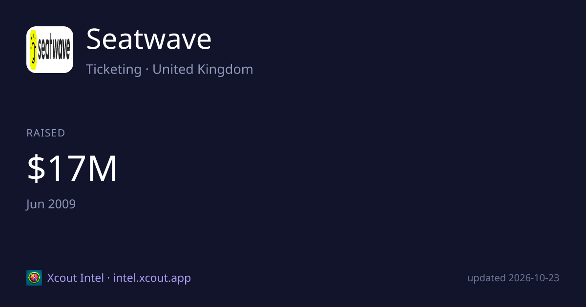 Seatwave — share card preview
