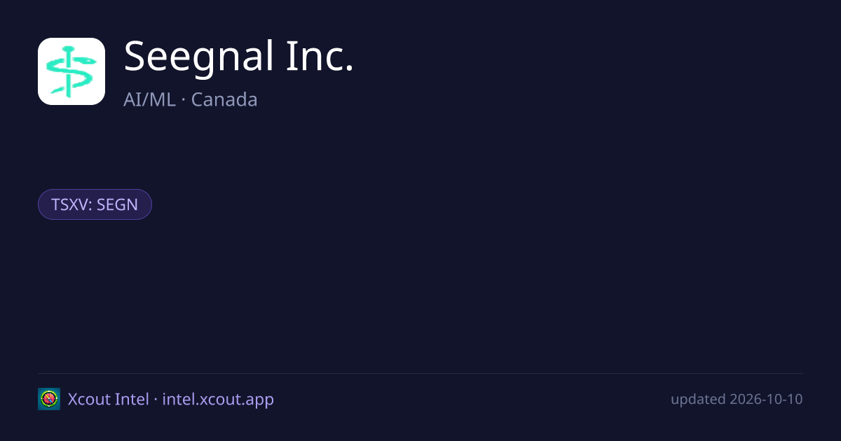 Seegnal Inc. — share card preview