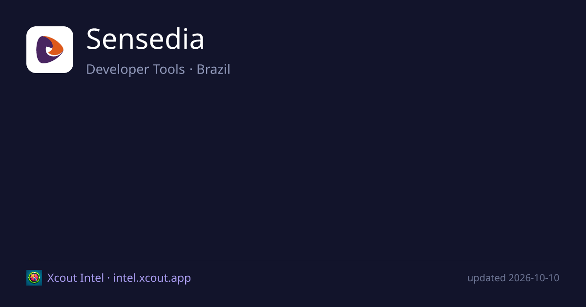 Sensedia — share card preview