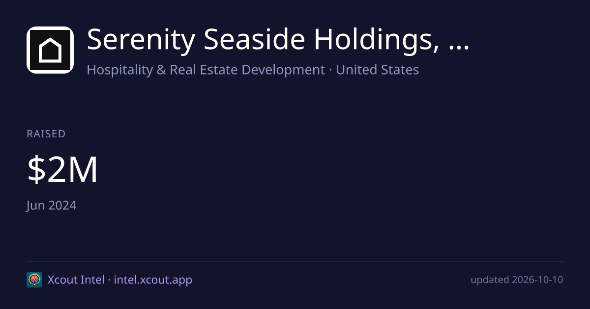 Serenity Seaside Holdings, LLC — share card preview