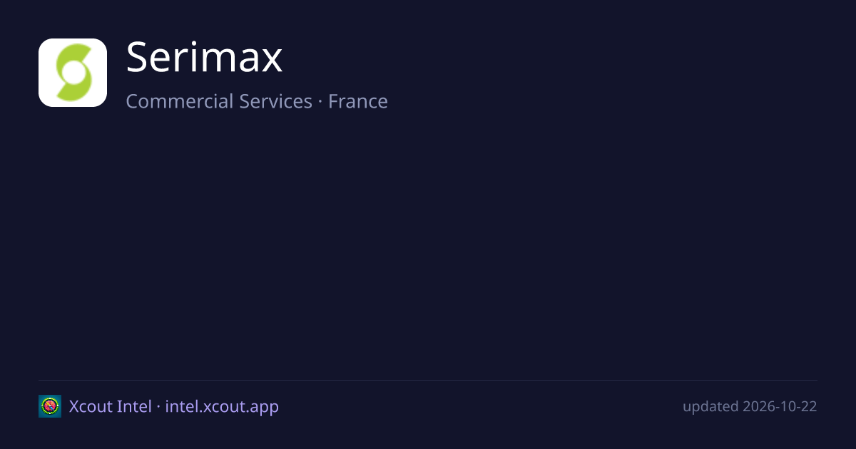 Serimax — share card preview