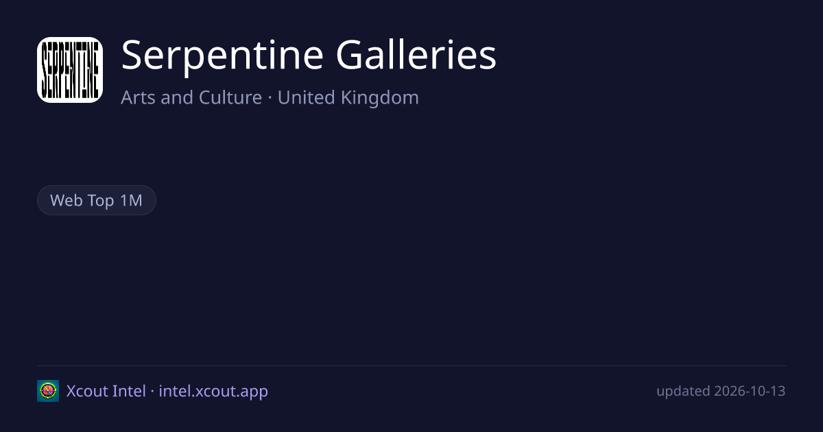 Serpentine Galleries — share card preview