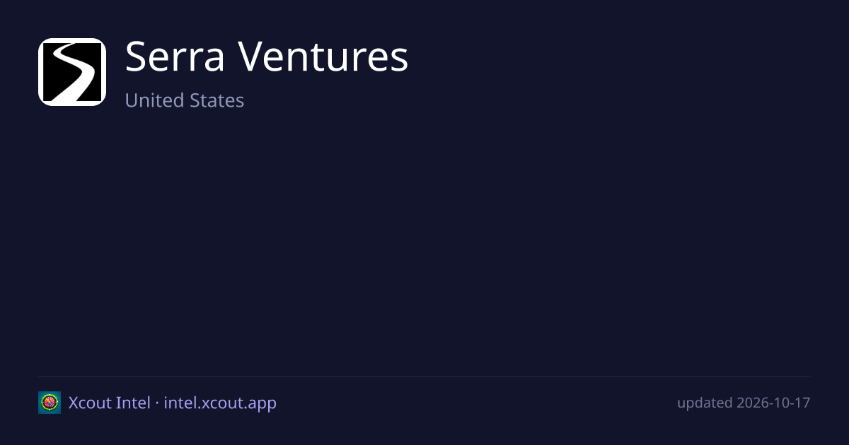 Serra Ventures — share card preview