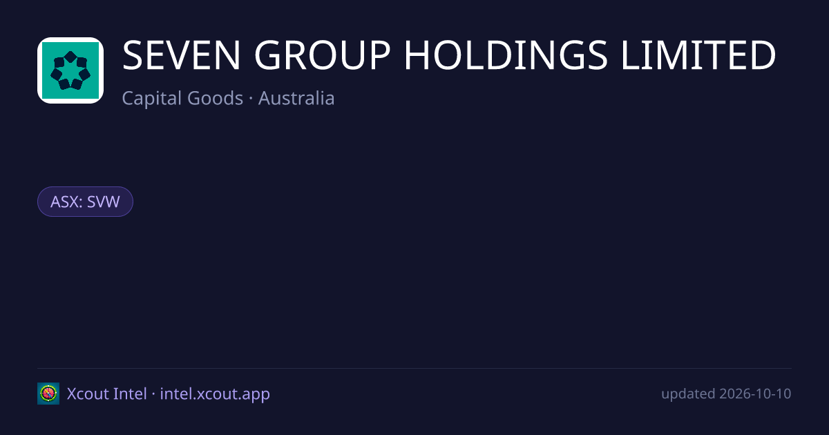SEVEN GROUP HOLDINGS LIMITED — share card preview