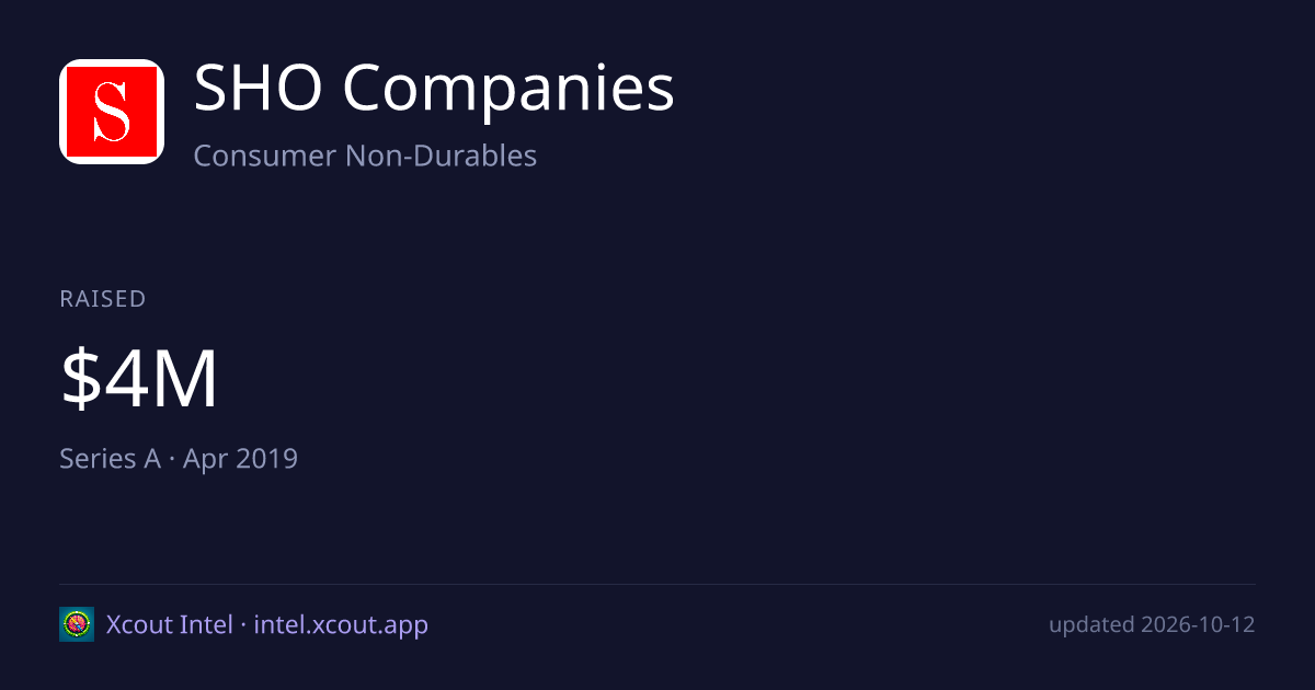SHO Companies — share card preview